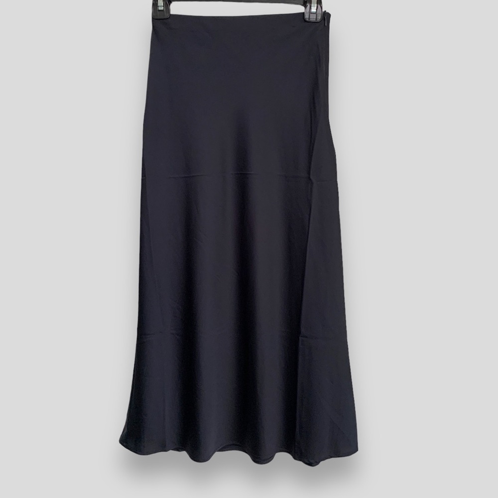 Forever21 Satin Slip Midi Skirt